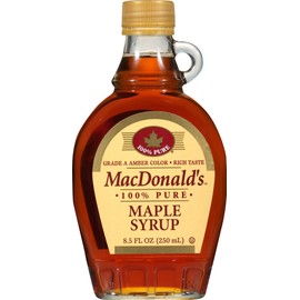 MacDonald's 100% Pure Maple Syrup, 8.5 Ounce Bottle
