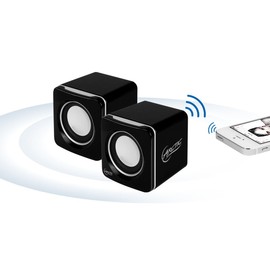 ARCTIC S111 BT - Mobiles Bluetooth-Soundsystem, Lautsprecher, Wireless Mini Speaker mit überzeugender Klangqualität für Smartphone, Tablet oder Laptop, kraftvolle Bässe und kompaktes Design - Schwarz
