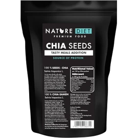 Nature Diet - Chia Seeds 1000 g | Salvia Hispanica | High in Omega-3 | Source of Fiber