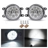 CHUSYYRAY Pair Fog Light Lamp Housing Assembly For 2010 2011-2014