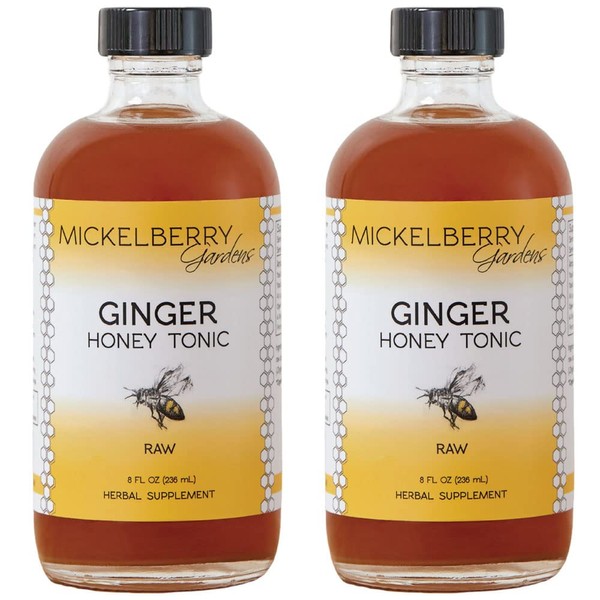 Ginger Honey Tonic with Raw Honey - Immune Defense, Natural