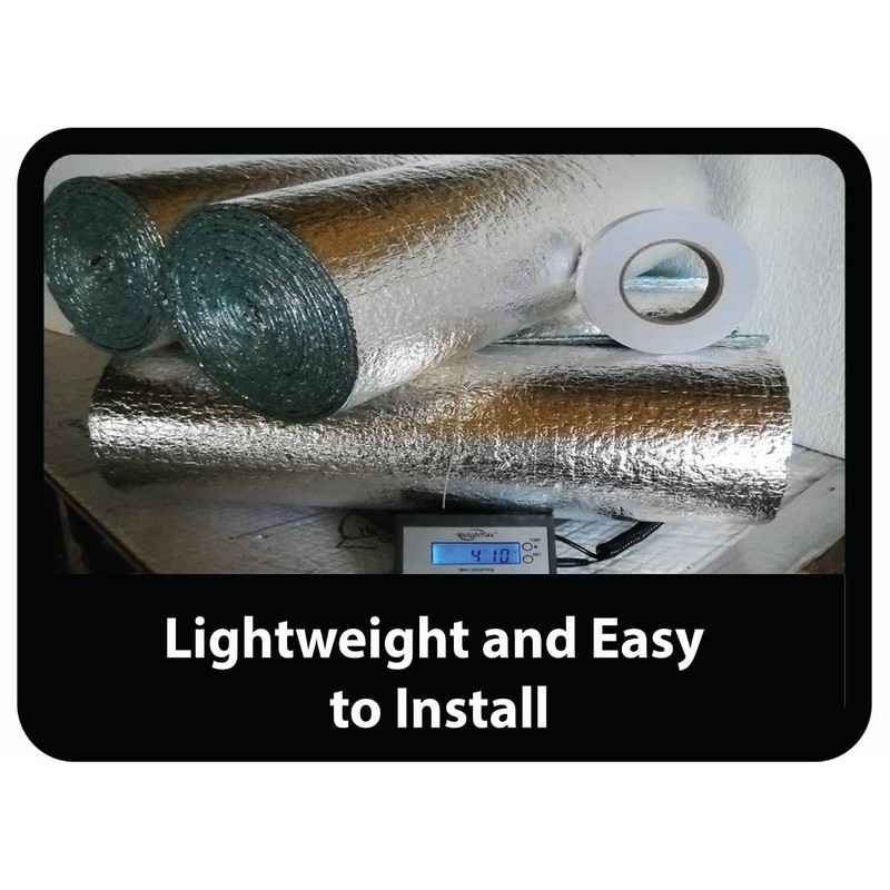 9x8 SSR 1 Car Garage Door Reflective Silver Finish Foam