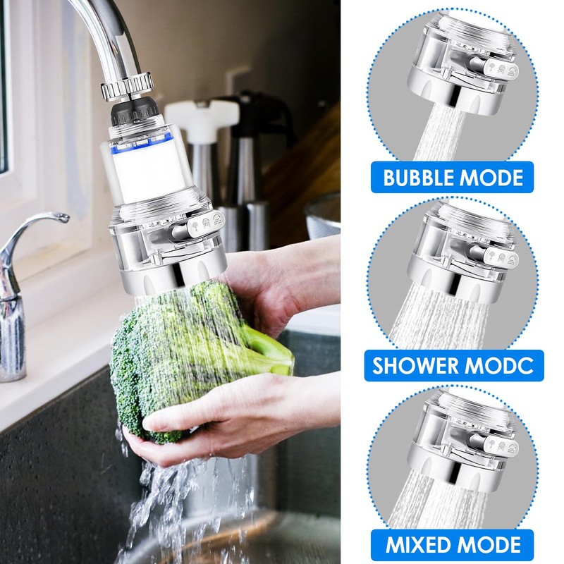 Water Filter Tap Filter Pack of 2 Water Filter Reusable