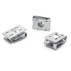 VVO Fasteners- Silver Steel Underbody Shields and Insulation Panel Fastener Nuts for Volkswagen ID.3, ID.4, Polo, Arteon, Tiguan, Passat, Golf, (Pack of 10)