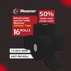 Massner Athletic Tape–16 Black Roll Value Pack –1.5 Inch Wide