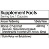 Horse Chestnut Standardized Extract 400mg // 100 Capsules // Pure
