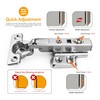 Luokim 26mm Small Cup Half Overlay Soft Close Cabinet Hinges
