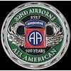 100 years 82nd Airborne Challenge Coin