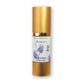 AMRITA Aromatherapy Iris Facial Crème (For Dry Skin) - Blended with Premium Therapeutic Quality Essential Oils of Iris - SIZE: 30ML
