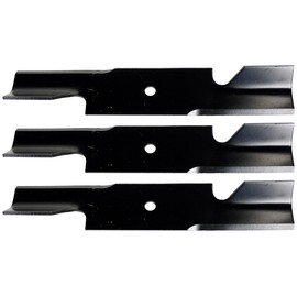 3 USA Mower Blades U11184BP Extra High-Lift for Scag 48110, 481706, 481710, 48184, 482461, 482877 A48110, A48184 Length 16-1/2 in. Width 3 in. Thickness .203 in. Center Hole 5/8 in. 32 in. 48 in. Deck