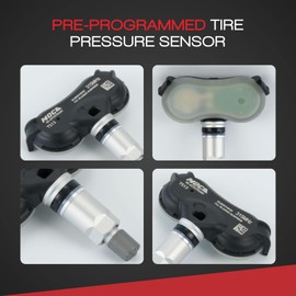 MOCA 4pcs 315 MHz Tire Pressure Monitoring System (TPMS) Sensor Kit fits 2008-2013 for Honda Civic, 2011-2015 CR-Z, 2009-2011 Element, 2009-2014 Fit, 2010-2014 Insight, 2011-2017 Odyssey