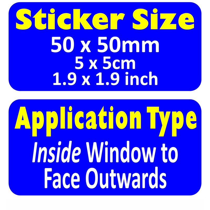 Stickers Motorbike GPS Tracked Warning Vehicle Protection Security Signs Protected