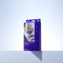 Mediheal Blackhead Melting Clear Nose Pack / With Spatula 4 sheets, 1 pack