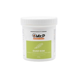 Mr.P Ingredients Guar Gum 250g Powder Thickener and Stabiliser Agent Vegan Vegetarian Halal Kosher Gluten Free (Recyclable Pot)