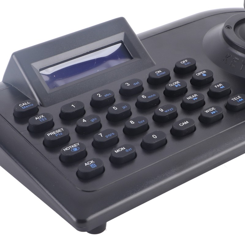 3D PTZ Camera Controller Strong Compatibility LCD Display with Joystick