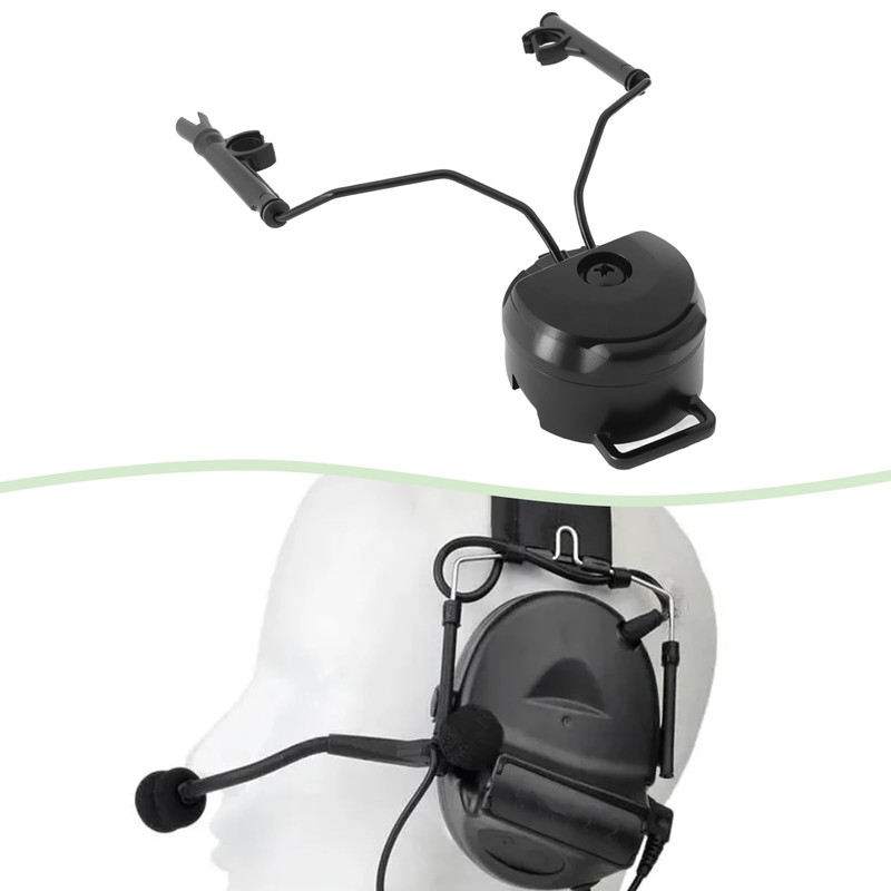OTOTEC 1Pair Tactical Helmet Rail Adapters Headset Support Helmet Arc