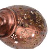 Iron Hollow Water Drop Lamp Solar LED Lantern Garland Garden