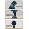 Rechargeable Cordless Heat Gun Handheld Digital Display Fast Heating Temperature