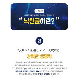 Lactobacillus Lactobacillus Probiotics Butyric Acid Effect 60 Packets / 낙산균 유산균 프로바이오틱스 낙산균 효과 60포