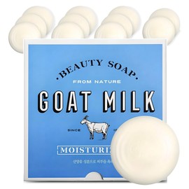 Shower Mate Goat Milk Soap Plus, 90g, 12 pieces / 샤워메이트 산양유 비누 플러스, 90g, 12개입