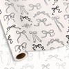 FYSUIMU Bow Wrapping Paper -Mini Roll- 17 Inch x 32.8Ft