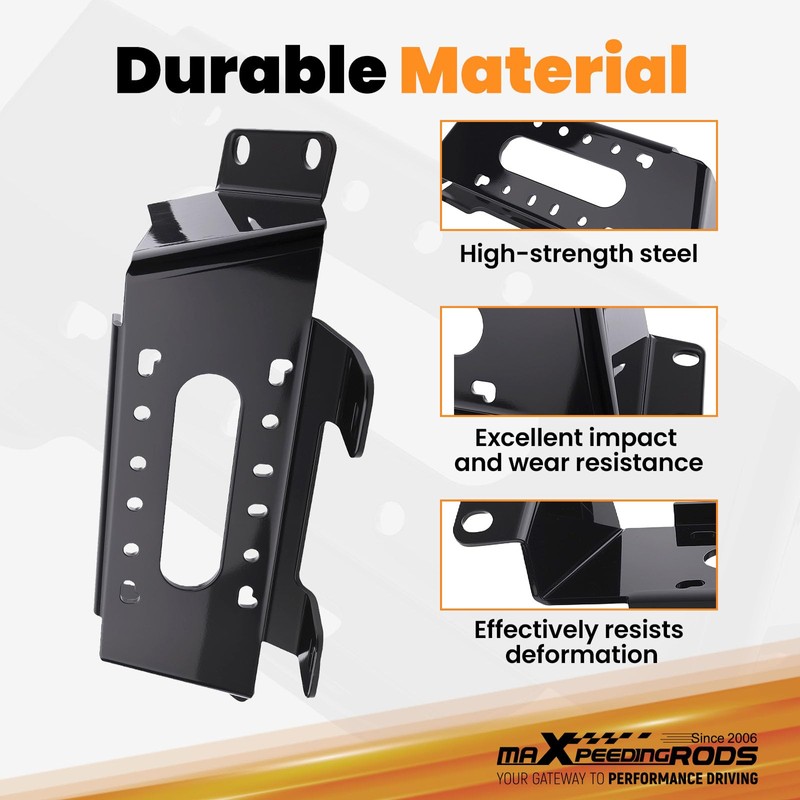 maXpeedingrods Winch Mount Bracket Plate for Polaris