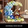 WHIZGO Blue Moon Flower House Mini Building Blocks Set, 1343PCS-Botanical