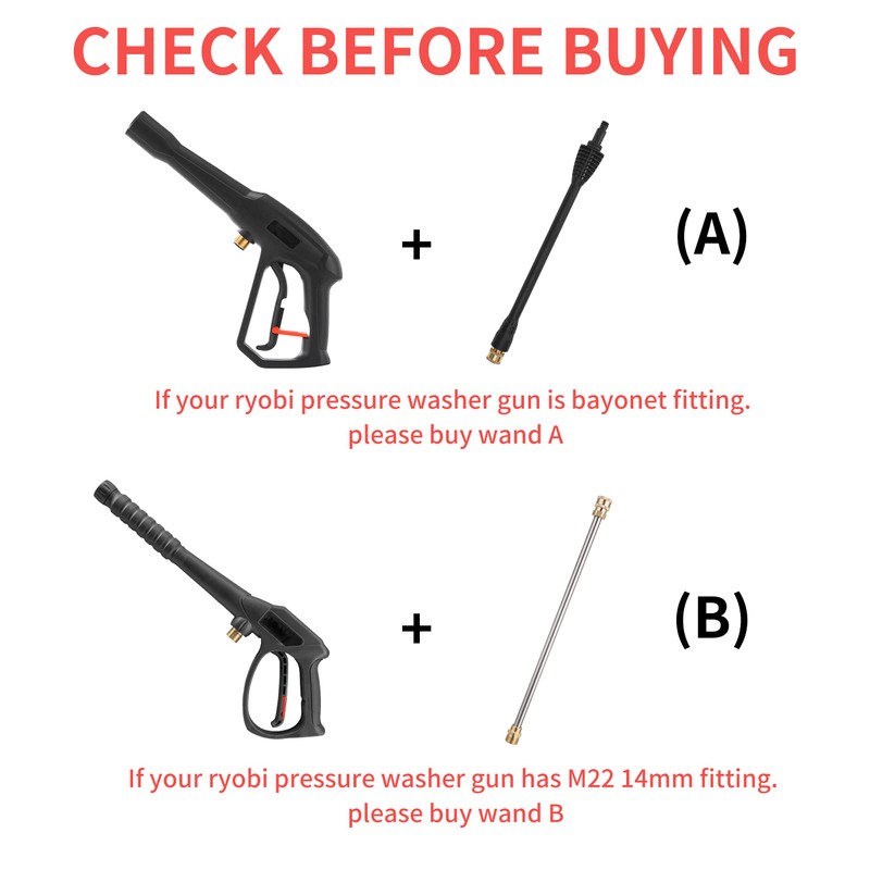PWACCS Pressure Washer Accessories Kit – 16 Inch Power Washer