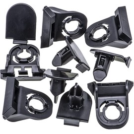 Rexka 5 Sets Front Bumper Fender Liner Retainer & Pin Hold Clip Fastener for Toyota Lexus Camry Corolla Sienna Venza ES300 47749-02020, 47749-33030, 53879-02150, 53879-33030h ES350 TNGA