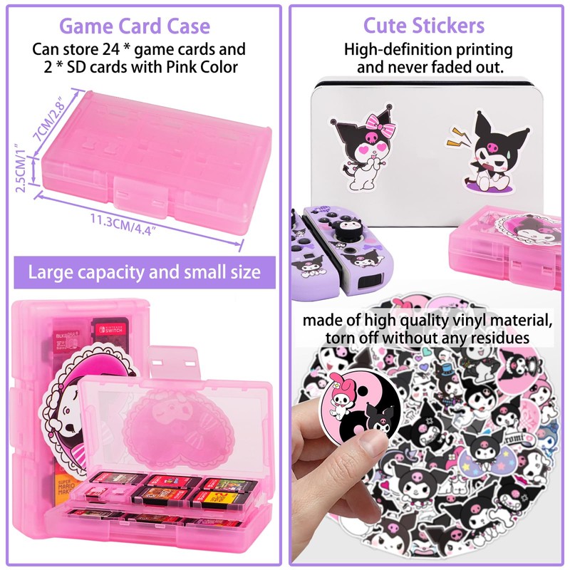 TIKOdirect Carrying Case for Switch OLED, Cute Portable Travel Bag