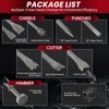 AMGSH 10 Pcs Air Hammer Pneumatic Chisels Tools, 9pcs 0.401''