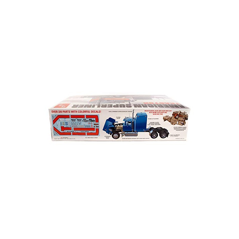 AMT American Superliner Semi Tractor 1:24 Scale Model Kit
