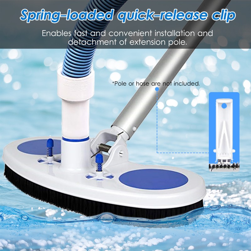 13.5-Inch Pool Vacuum Head Inground Above Ground Vinyl Pool Vacuum