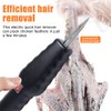 Electric Poultry Plucking Machine, Portable Handheld Spring Removal for Chickens,