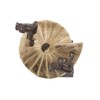 Howard Elliot Golden Spiral Staircase Statue for Home & Garden