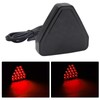 jose2015 1PCS Triangle Car Rear Brake Light Red,Universal 12V Auto