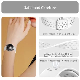 Pailebi 22mm Bands Compatible with Garmin Venu 2/Venu 3 45mm/Ticwatch E2/S2/GTX/GTW/Pro/Pro 3/Pro 2020/Pro 5/Pro X/Pro S, Quick Release Sport Straps Silicone Replacement for Garmin Vivoactive 4 45mm/Venu 2/Venu 3 45mm/Forerunner 255/265/745/935/945/955/9