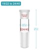 stonylab Enlarging Adapter, Glass Adapter from 19/22 to 24/40 Joint,