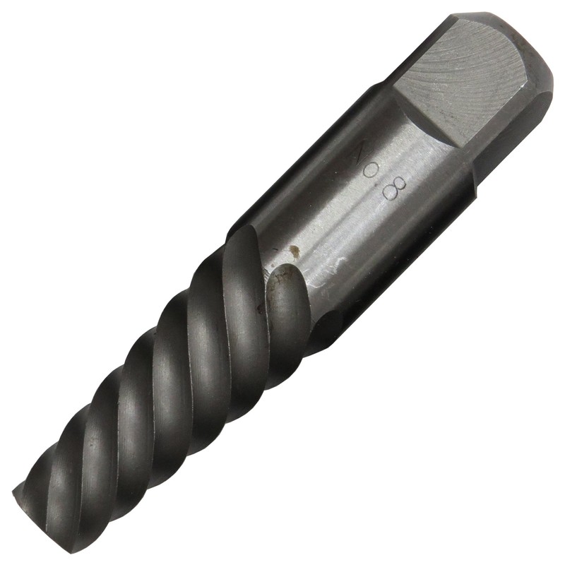 Drill America - DEWEZS1-8 #1-8 Carbon Steel Screw Extractor Set,
