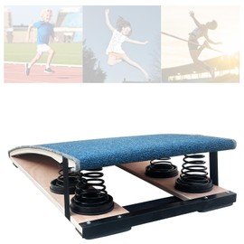 Gymnastics Springboard for Kids and Teens, Sturdy Wood Frame, High-Rebound Springs, Non-Slip Felt Surface, Vault Training Board, Easy Storage, No Installation