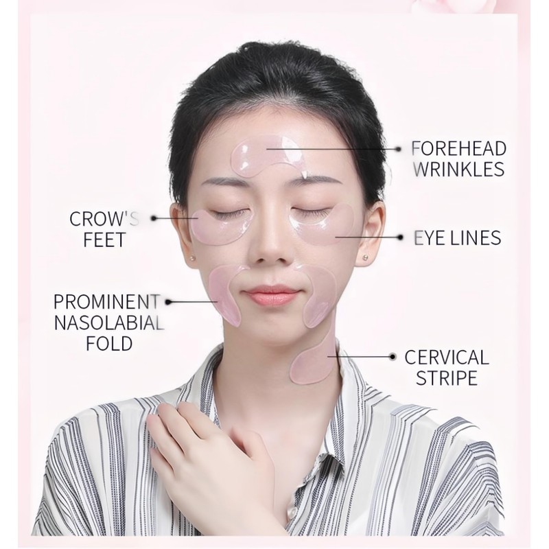 Under Eye Patches 50 Pads Collagen Eye Mask Sakura Gel