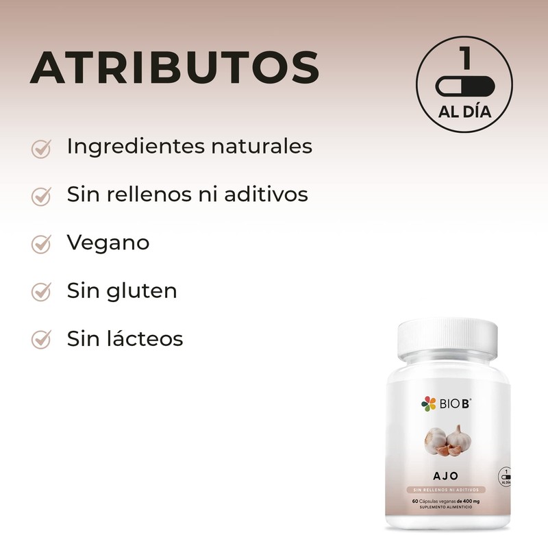 BIO B | Ajo 60 cápsulas veganas