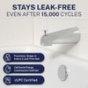 HammerHead Showers Solid Metal Tub Spout with Diverter, Slip On