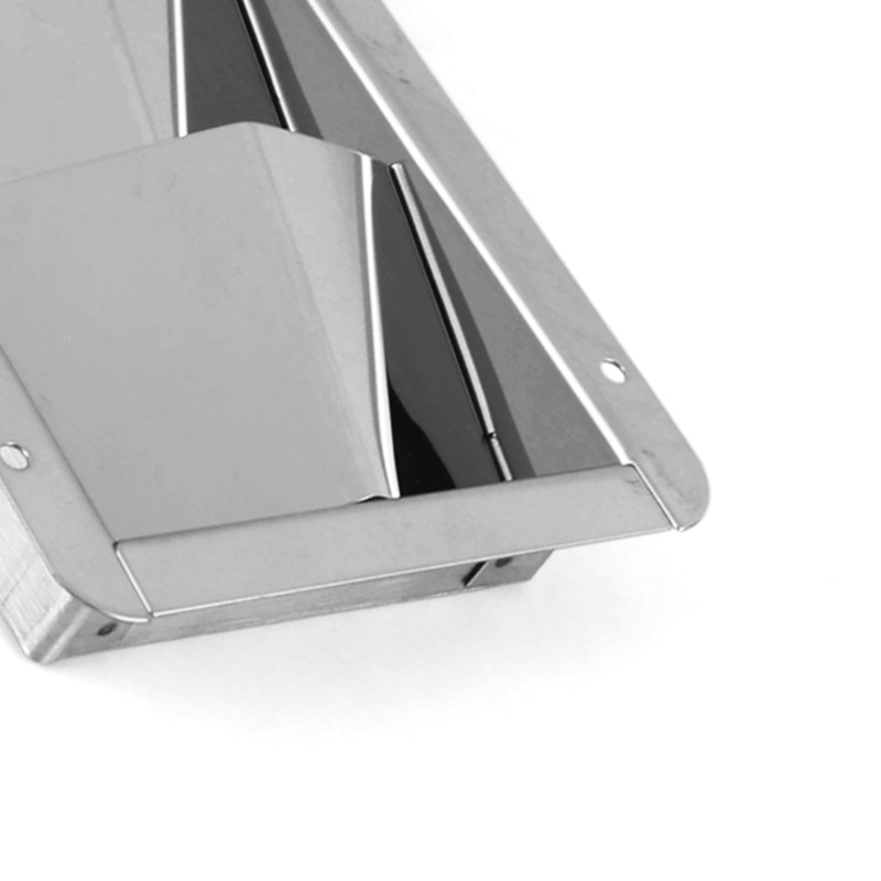 Marine Vent Grille Square Stainless Steel 5 Slot Grid Cover