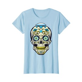 Happy Hanukkah Sugar Skull Chanukah Pajama Funny Jewish Gift T-Shirt