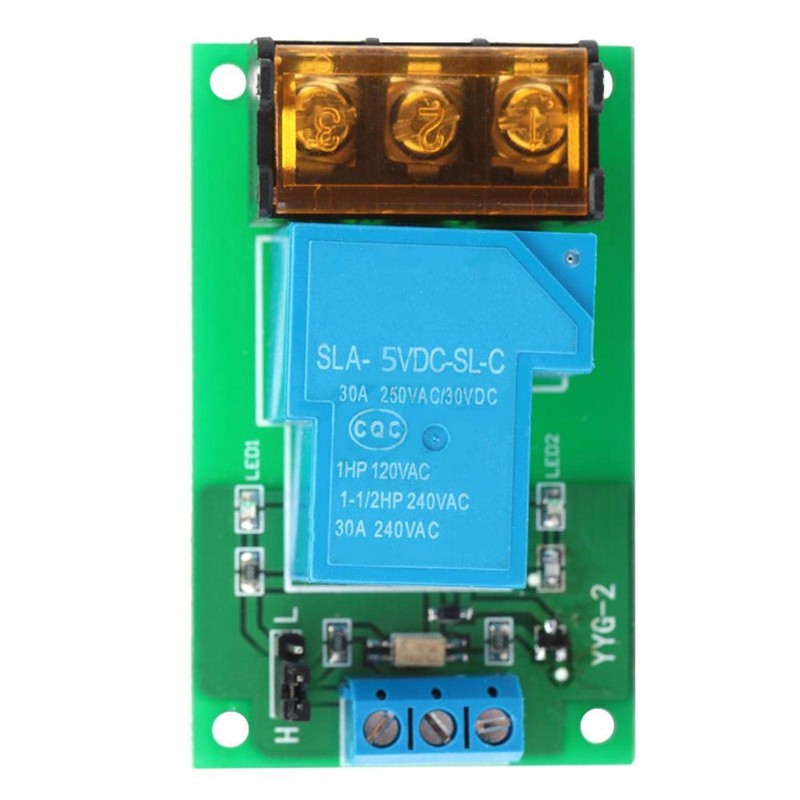 Oumefar 30A High Low Level Trigger Optocoupler Isolation Relay Module