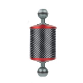 CS PRIORITY Enhanced Dia 60mm Carbon Fiber Float Buoyancy Aquatic Arm 5" 8" Dual Ballhead 1" DSL Camera Tray Underwater Diving Accessories (New 5 inch MixB)