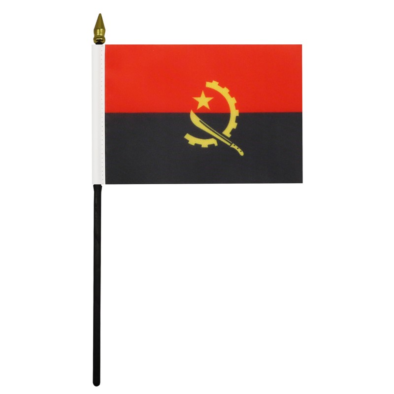 AZ FLAG Angola Table Flag 4'' x 6'' - Angolan