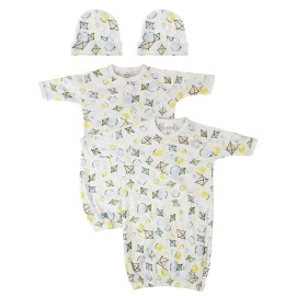 UD_Unisex Newborn Baby 4 Piece Gown Set Nc_0838