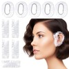100 Pieces Disposable Ear Covers for Shower Waterproof Clear Plastic